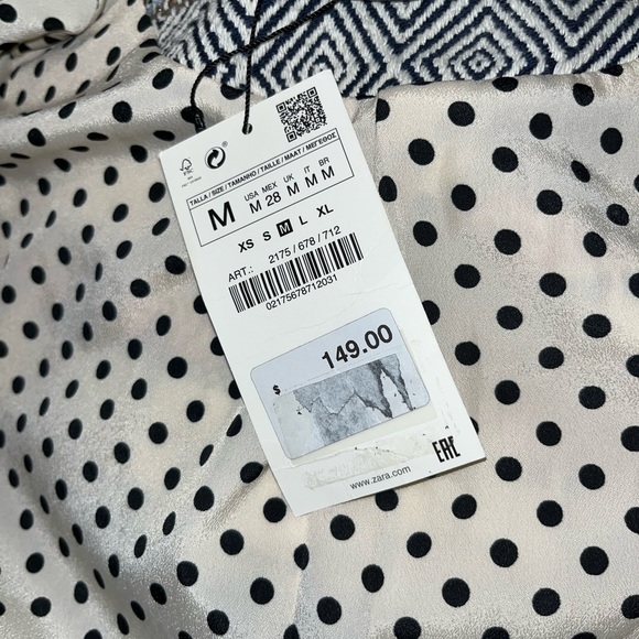 NWT Zara womens jacket Size medium - Picture 4 of 8